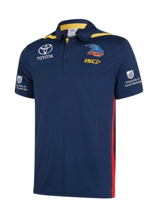 ISC Adelaide Crows 2019 Mens Media Polo <BR> AC19POL01M