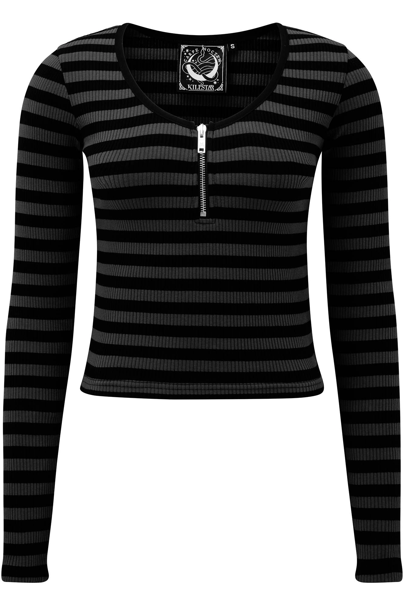 Izora Ribbed Top [GREY]