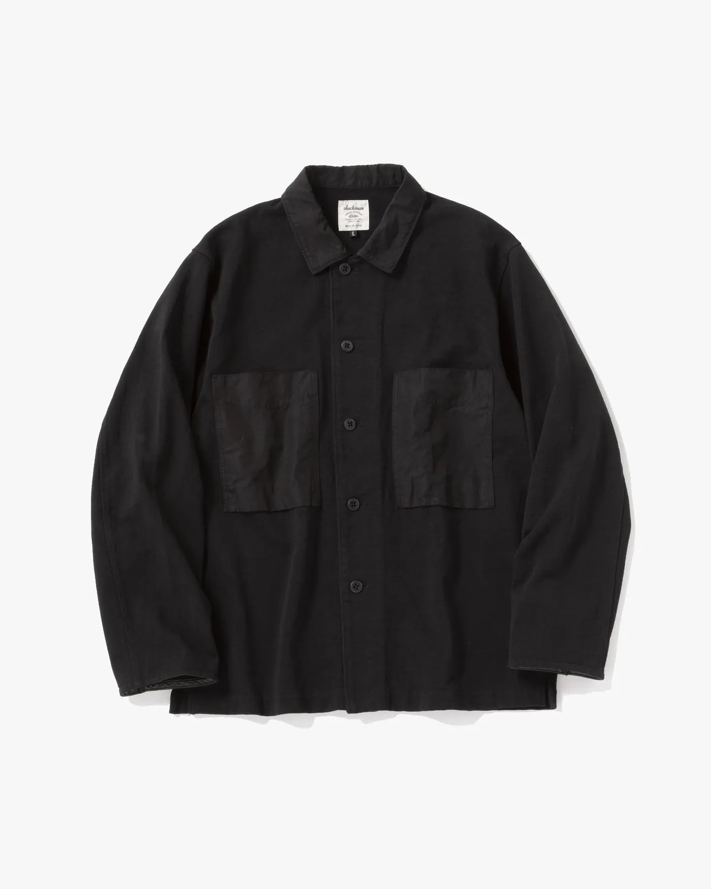Jackman Dotsume Baseball Shirt - Black