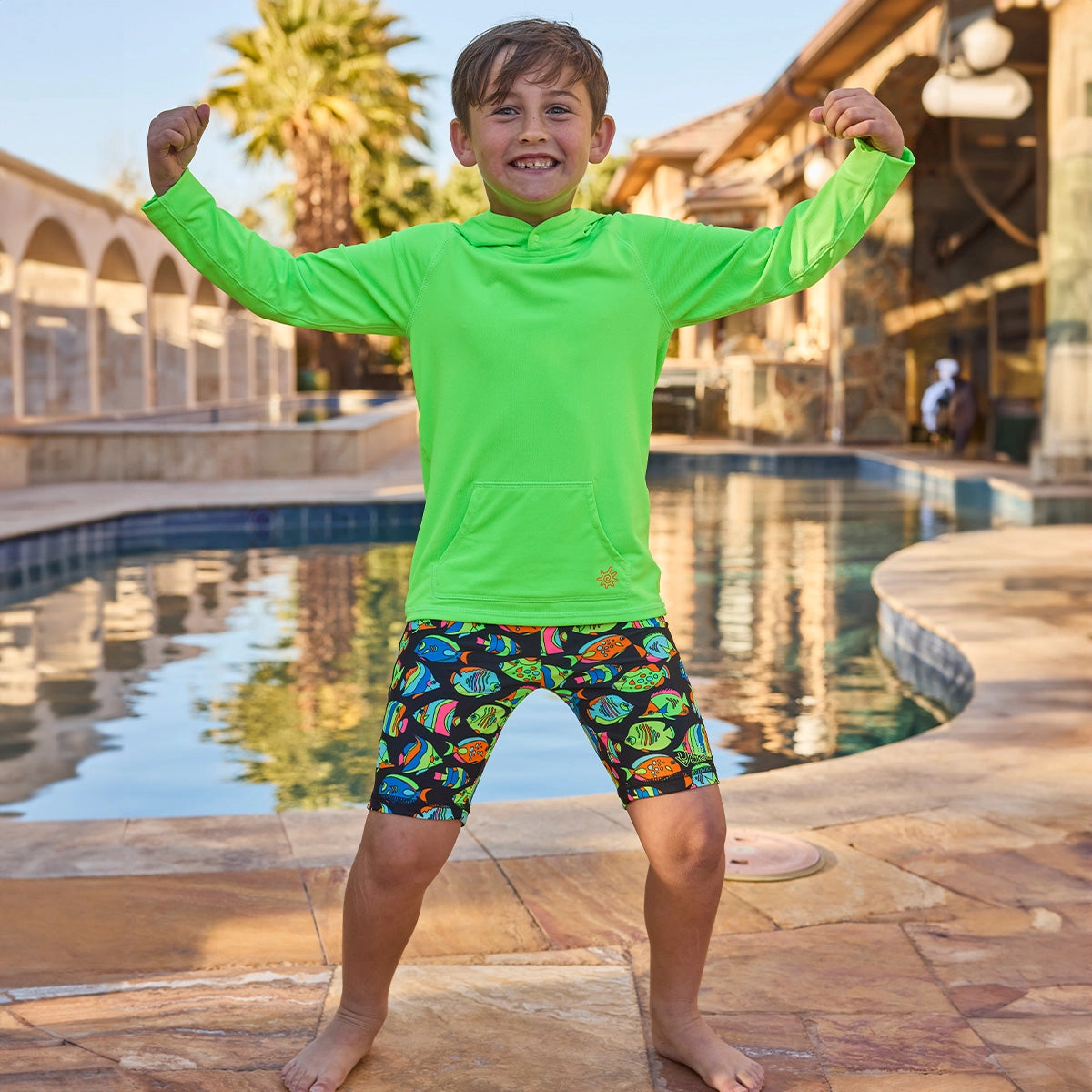 Kid's Neon Swim & Play Jammerz