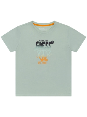 Light Green Peace and Love Logo T-Shirt (2-7)