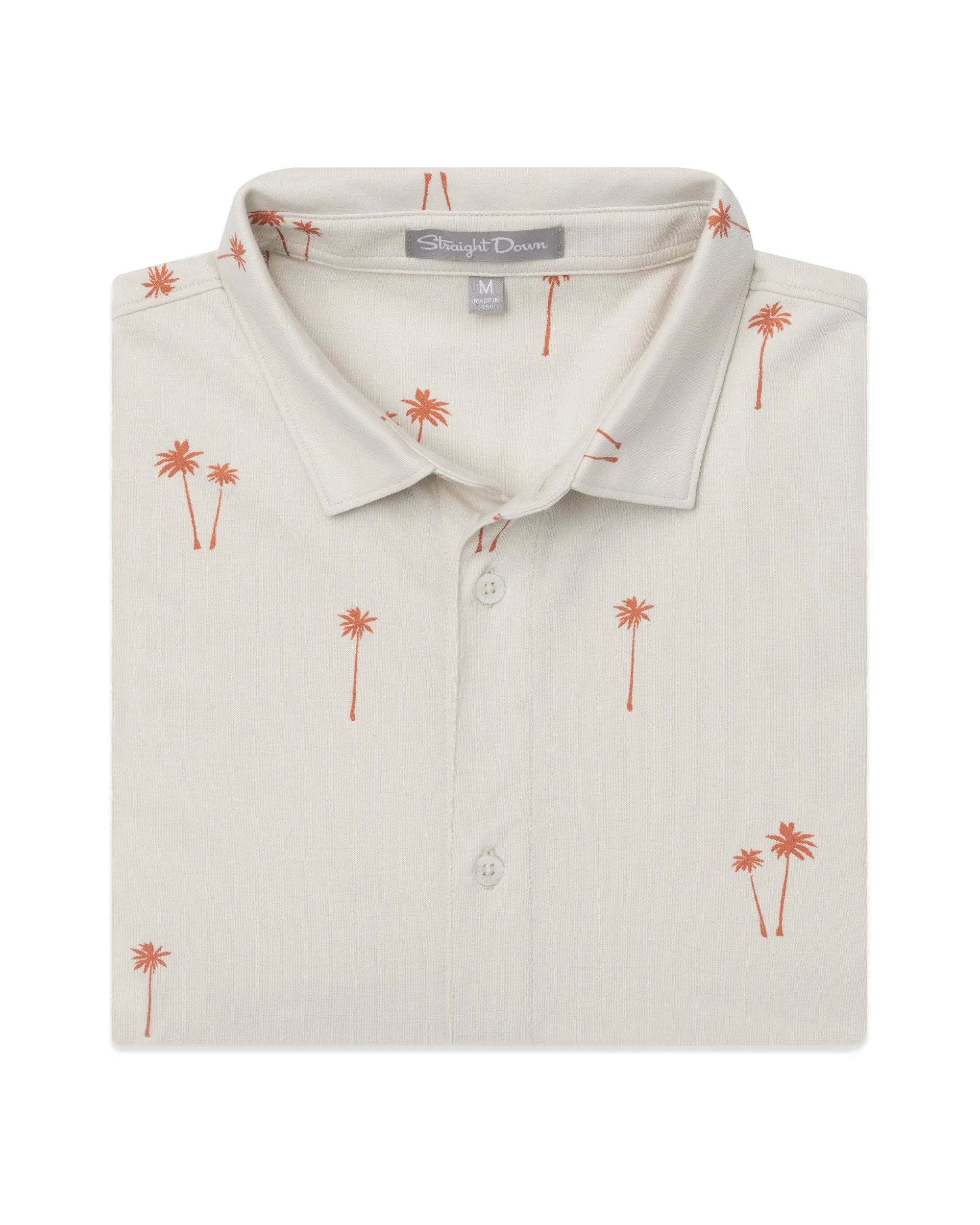 Lonely Palms Full Button Polo