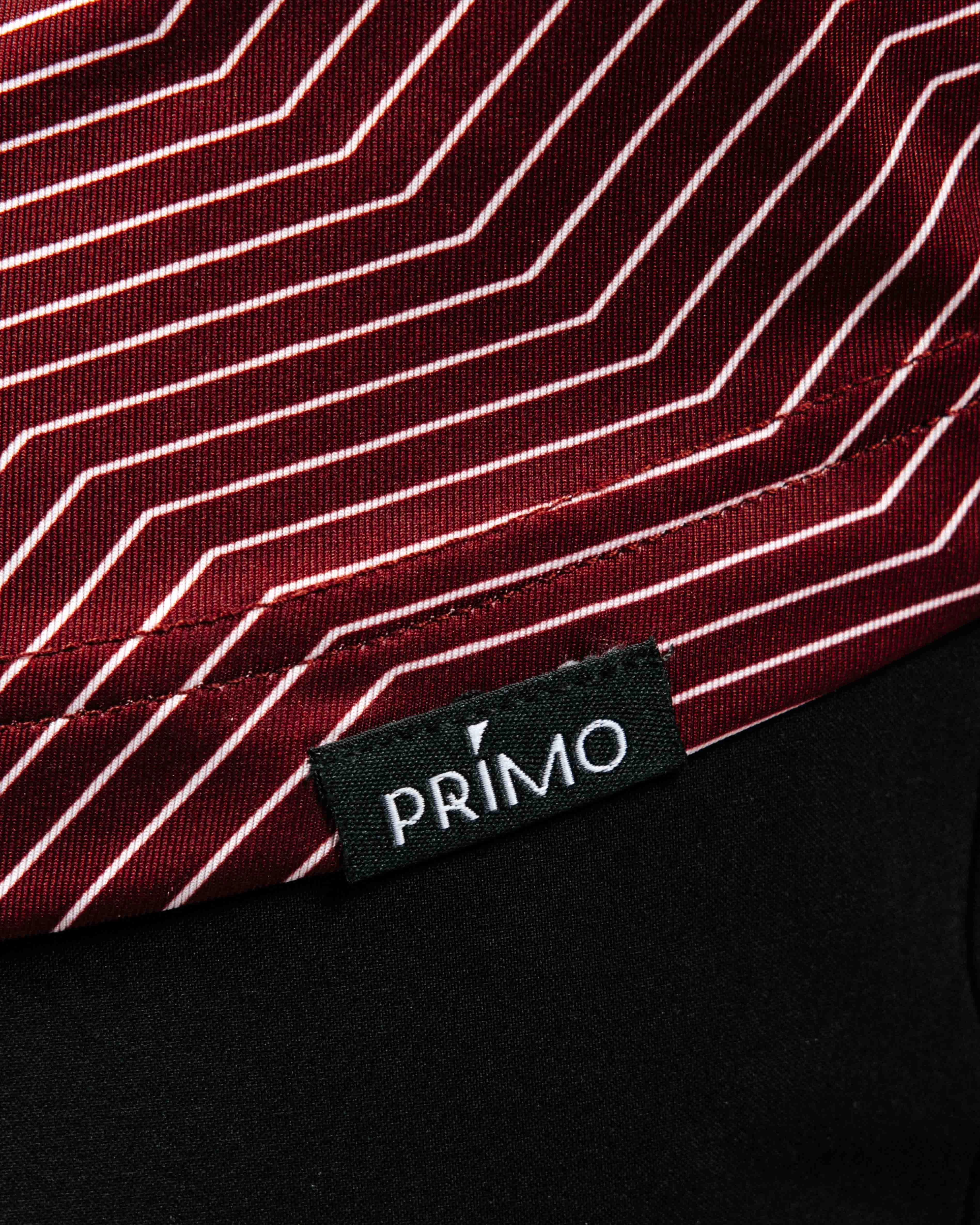 Maroon Chevron Blade Polo