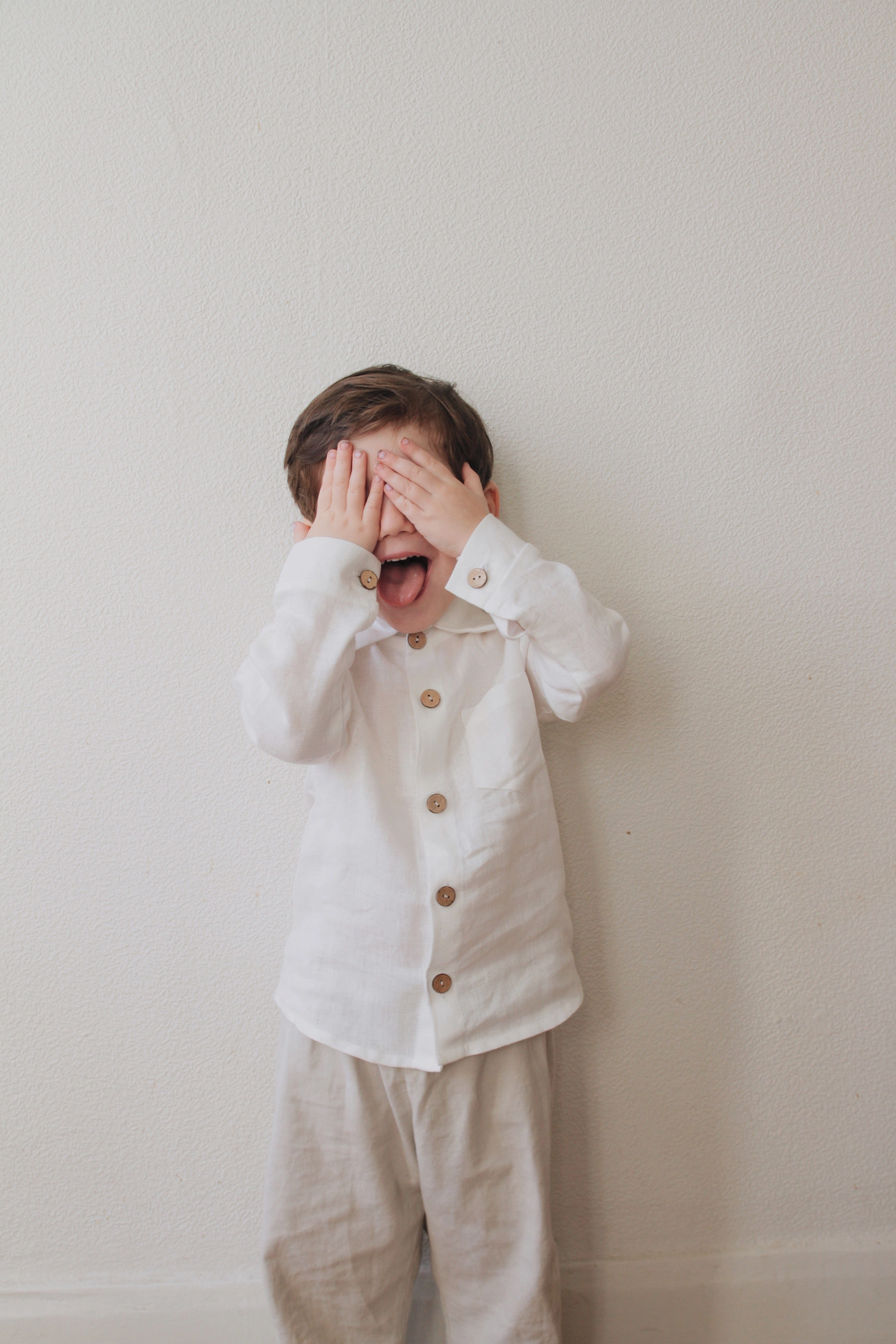 Menulis Boys Linen Shirt | Multiple Colours