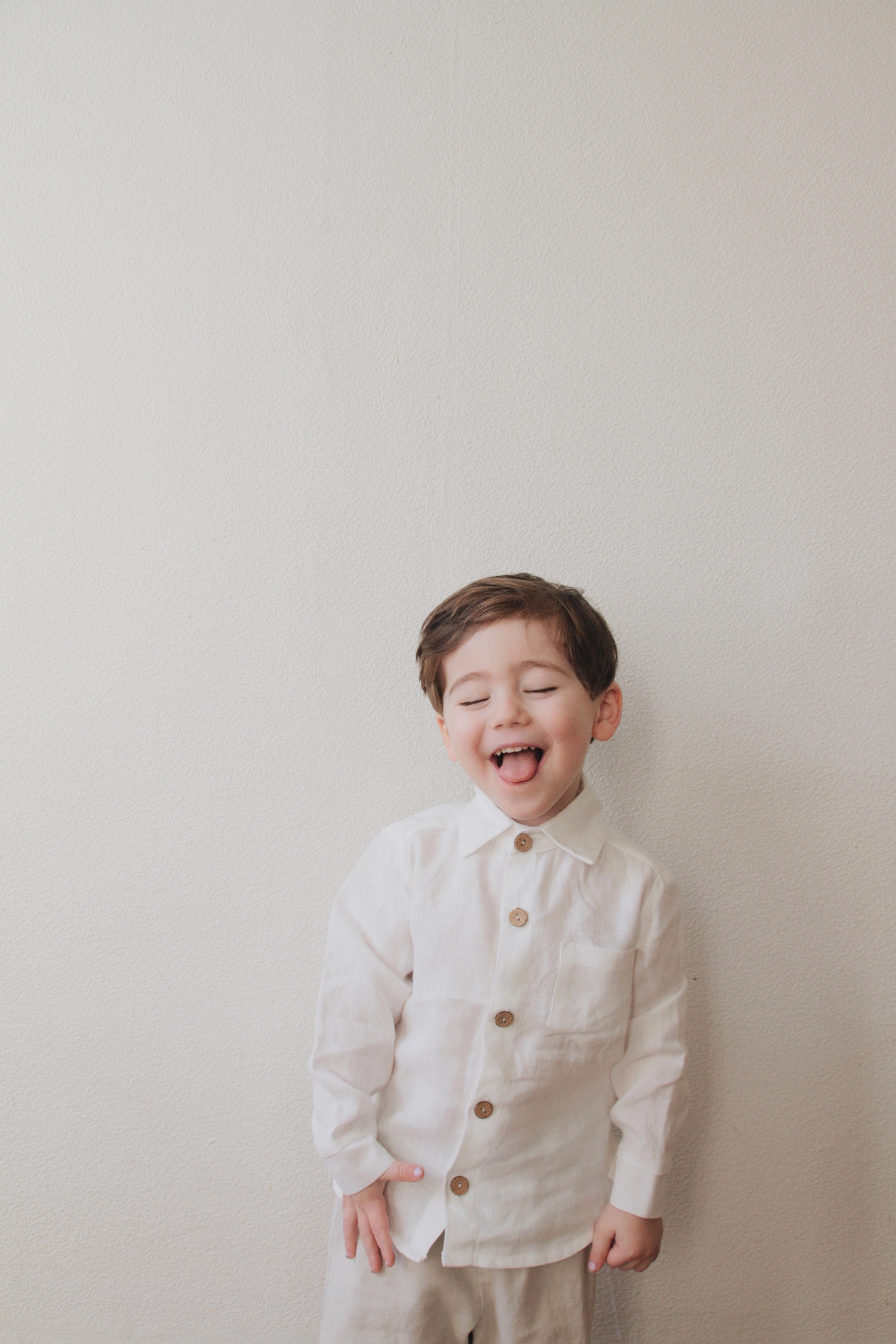Menulis Boys Linen Shirt | Multiple Colours