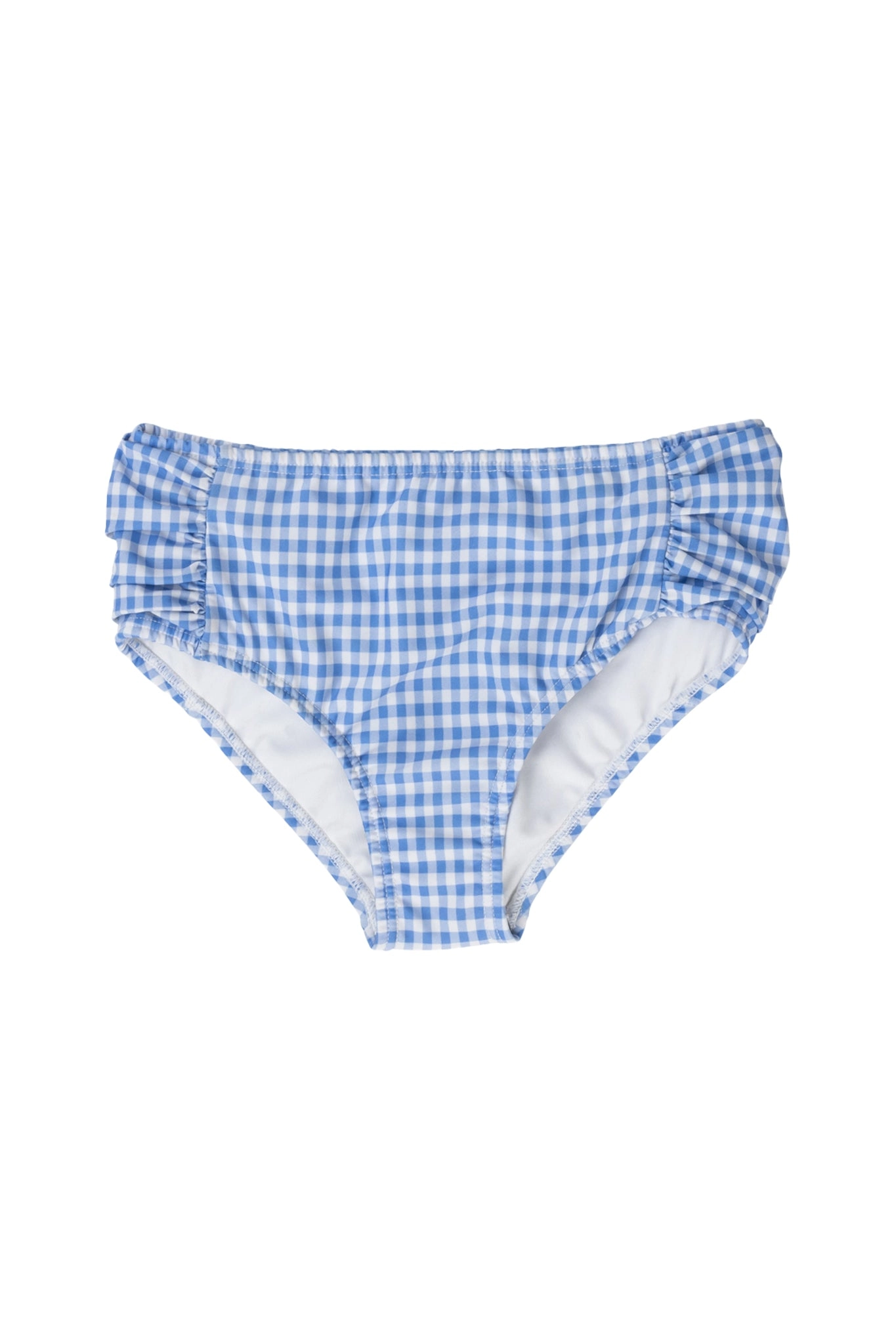 Mini Mid Rise Ruched Bottom in Blakely Gingham