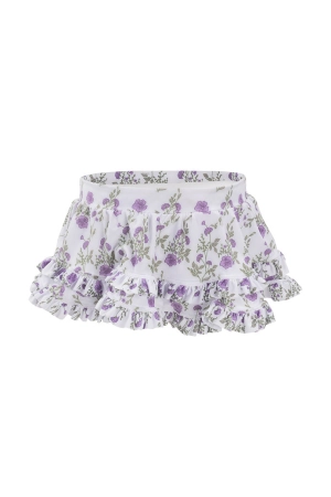 Mini Rita Ruffle Skirt in Maeve Floral