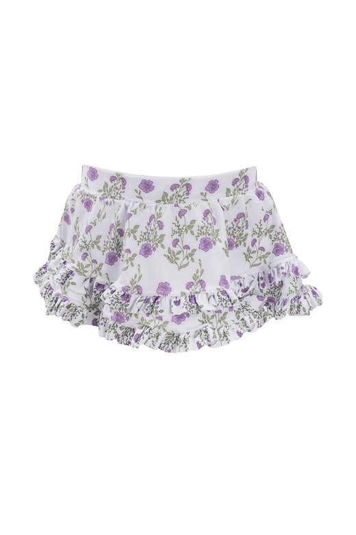 Mini Rita Ruffle Skirt in Maeve Floral