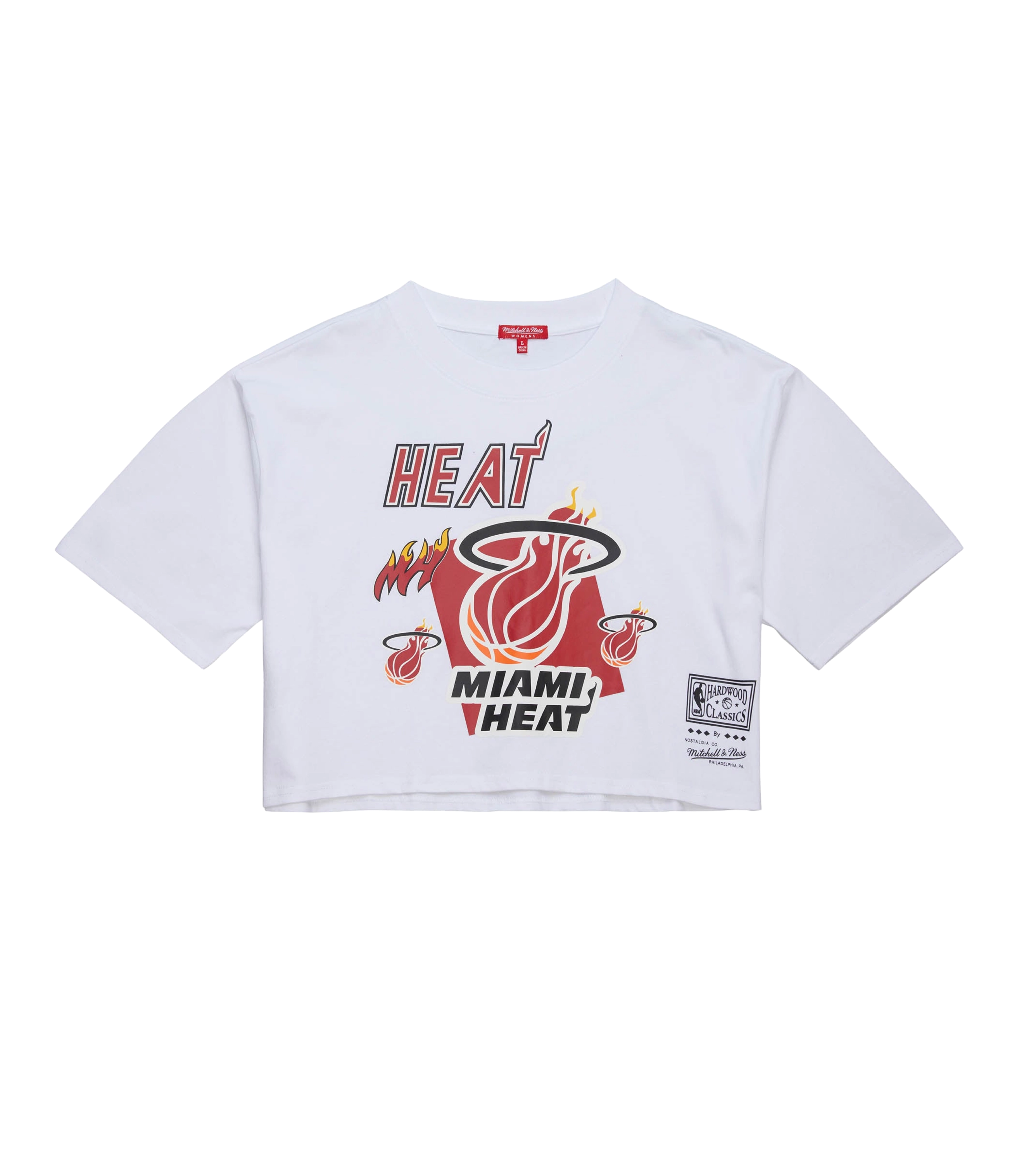 Mitchell & Ness Miami HEAT Graphic Women's Crop Tee