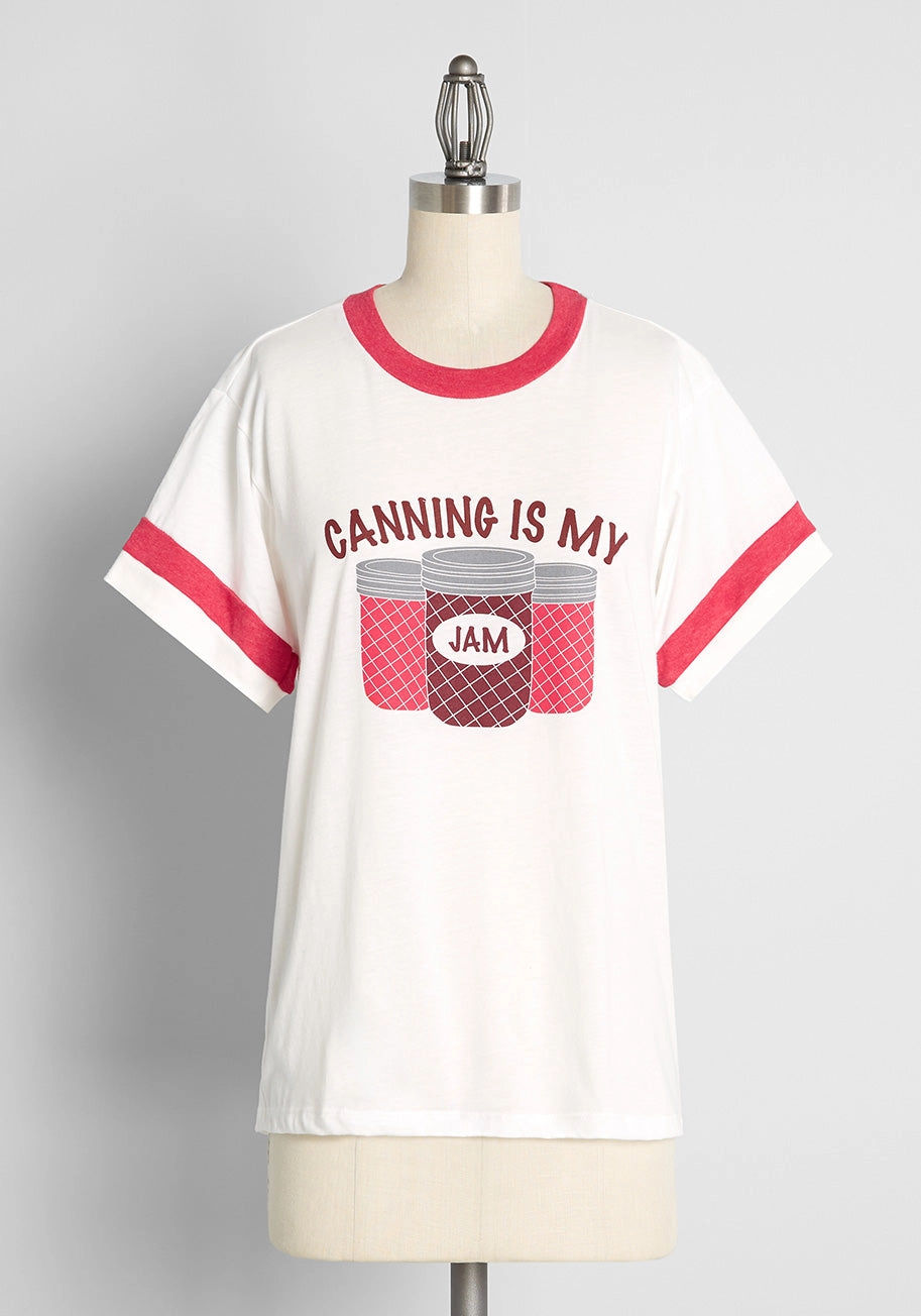 ModCloth x Camp Collection Canning Is My Jam Graphic Ringer Tee