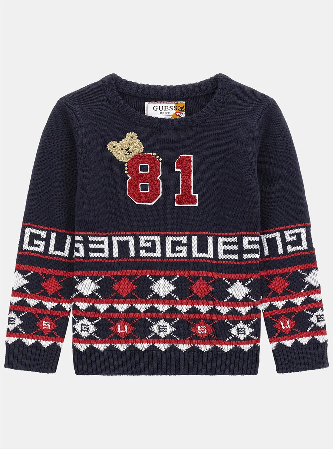 Navy Long Sleeve Sweater (2-7)