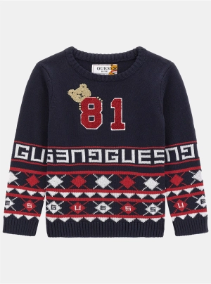 Navy Long Sleeve Sweater (2-7)