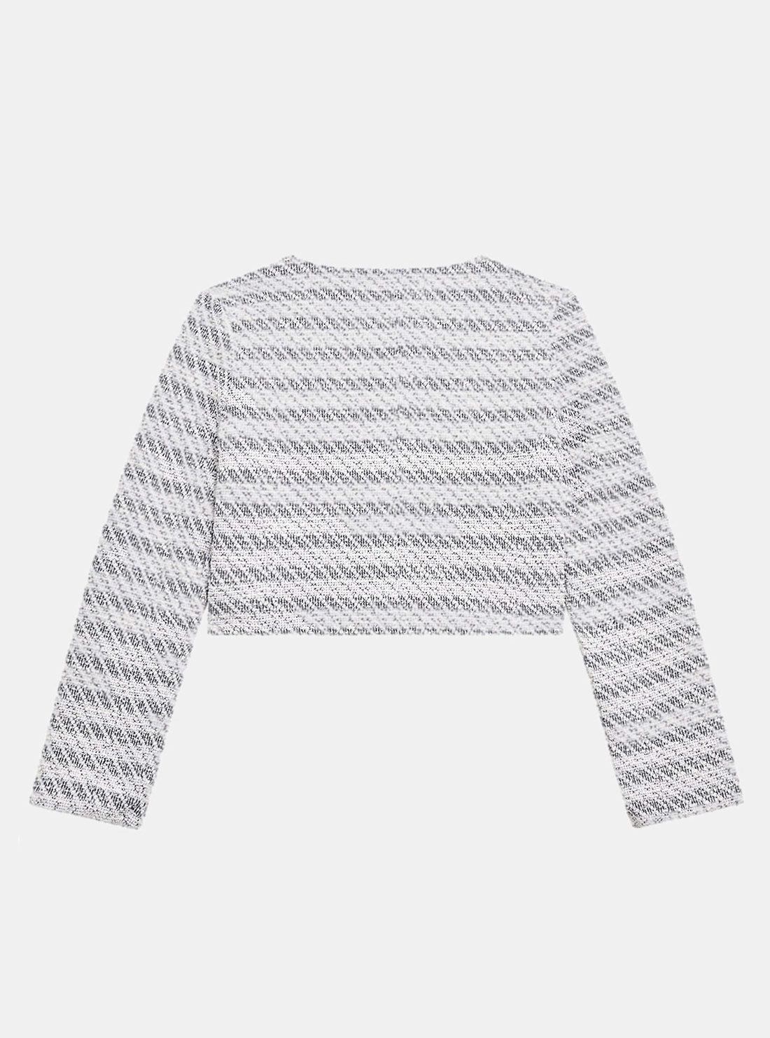 Navy Stripe Stretch Boucle Blazer (7-16)
