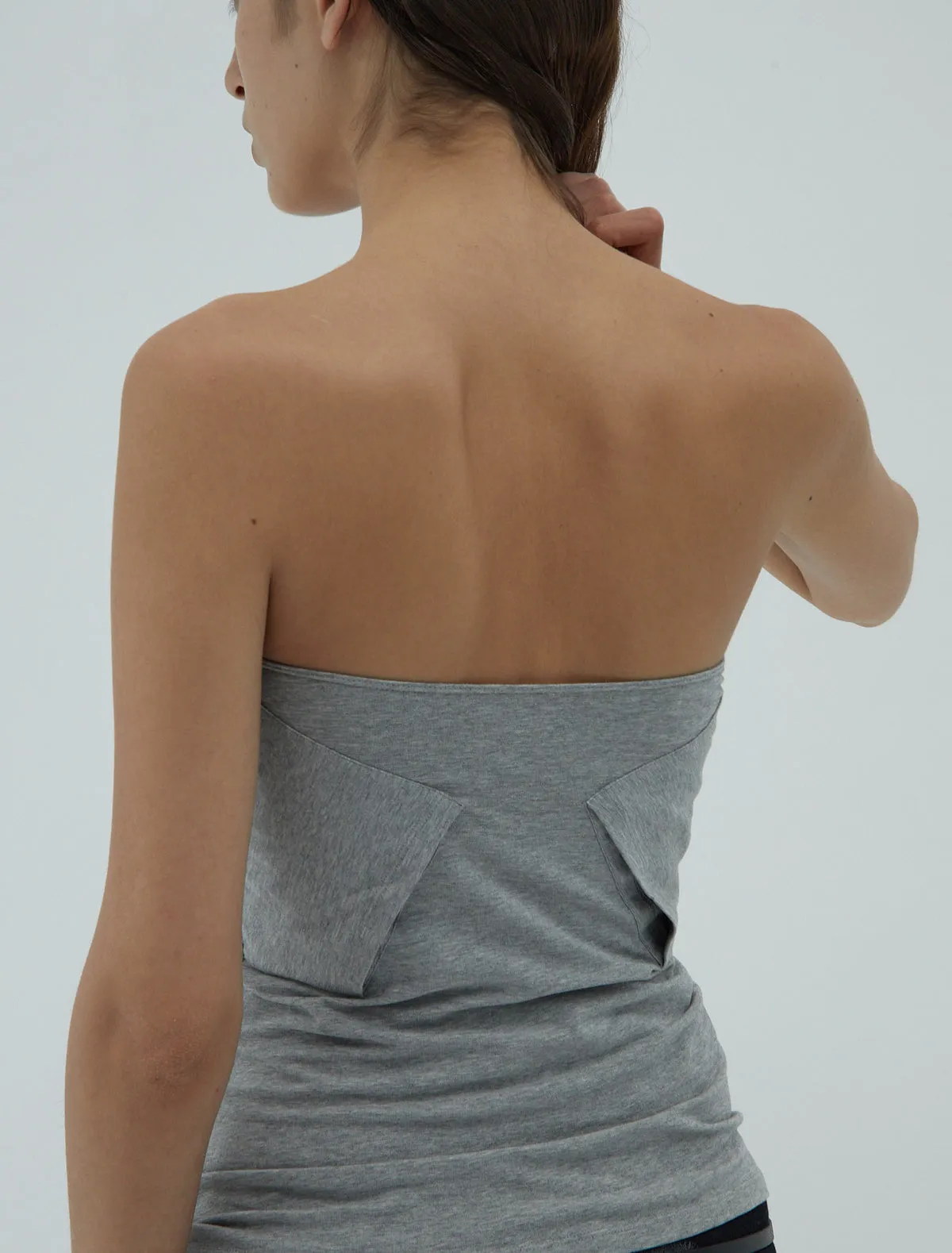 no 2377 / Folded V Neck