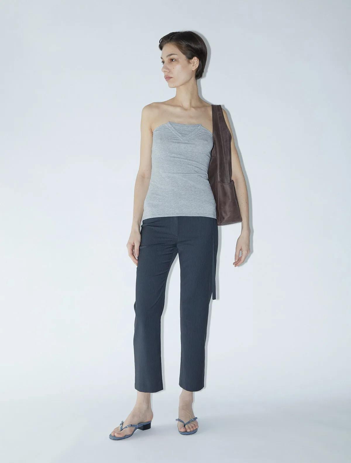 no 2377 / Folded V Neck