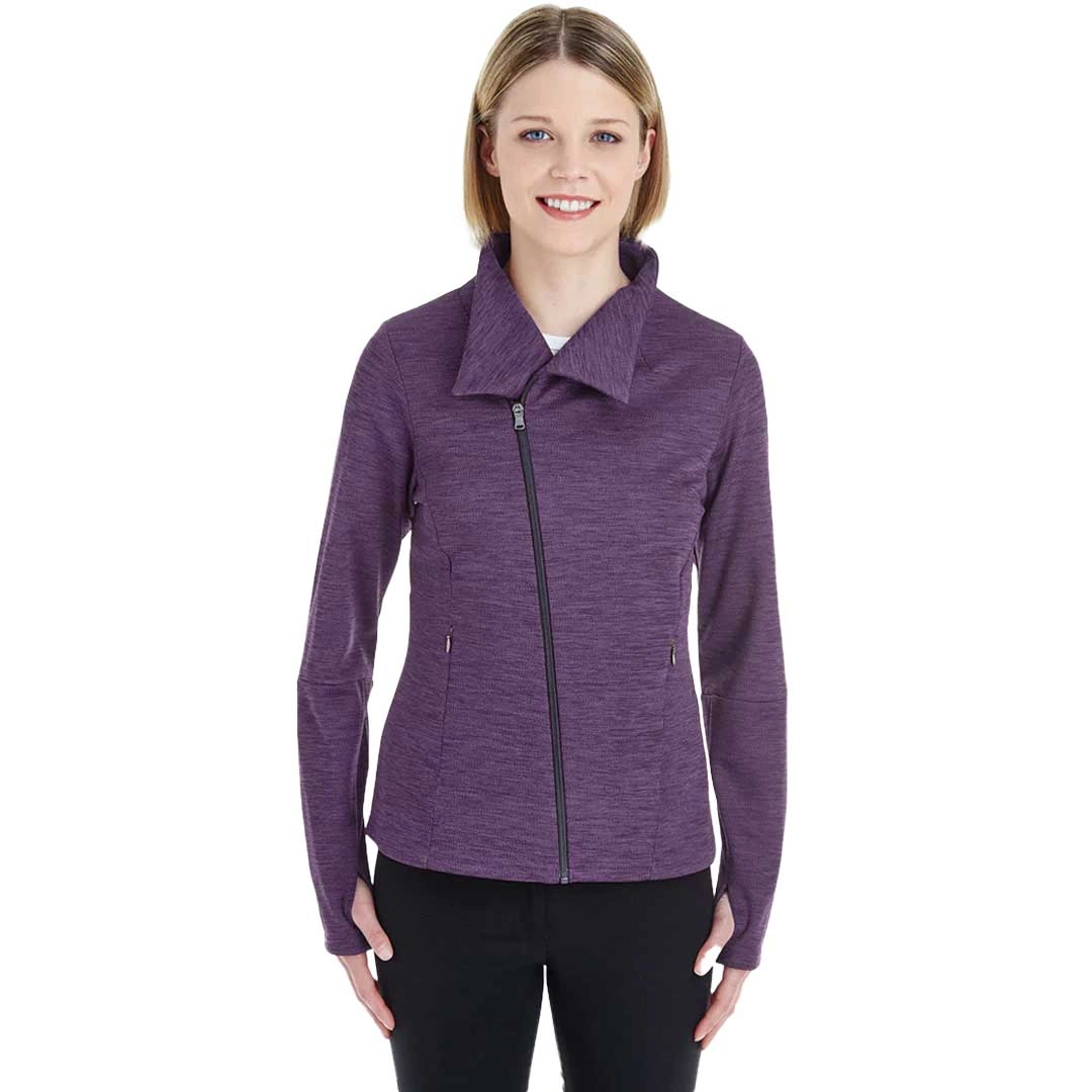 North End- Women's Melange Fleece Jacket (NE704W 449)