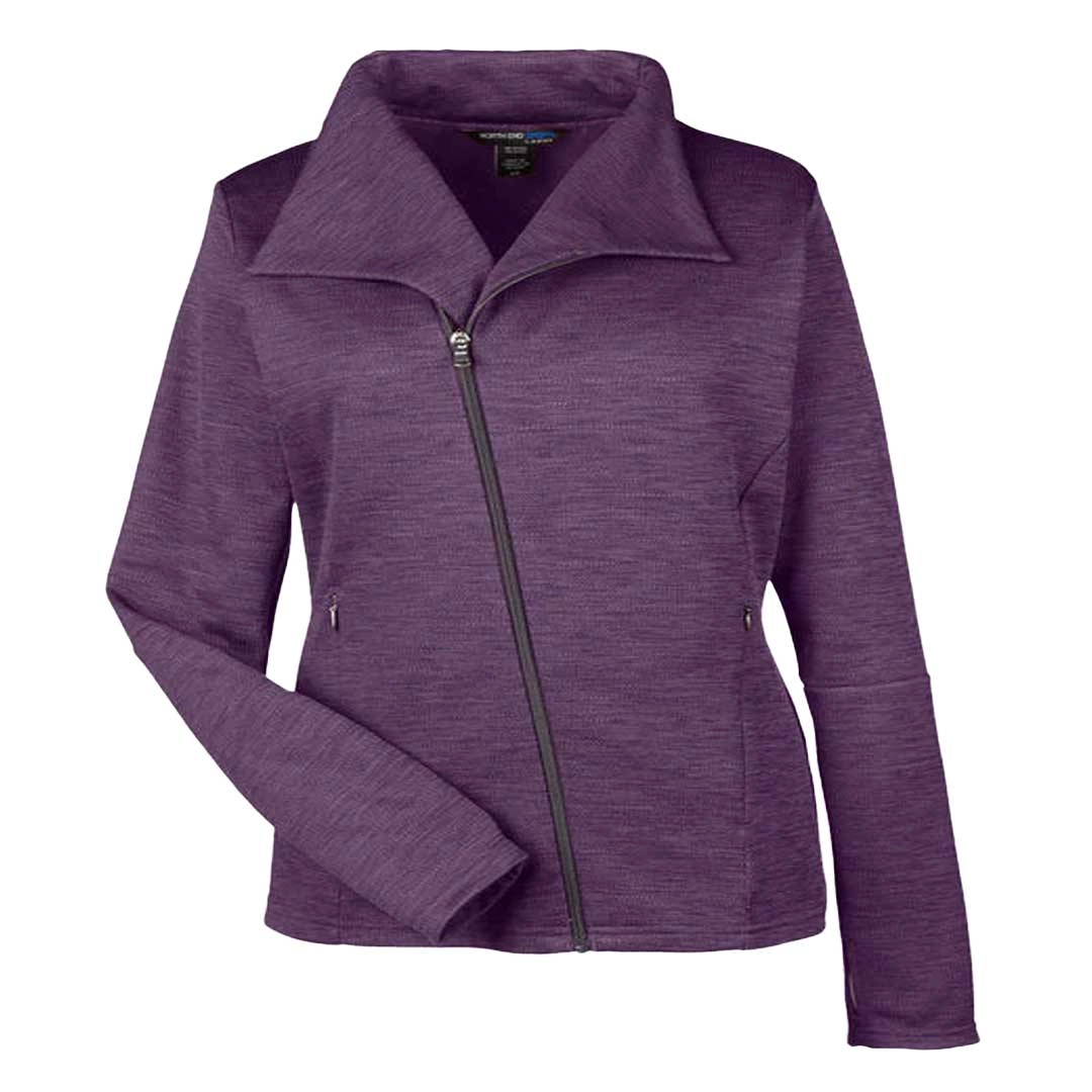 North End- Women's Melange Fleece Jacket (NE704W 449)