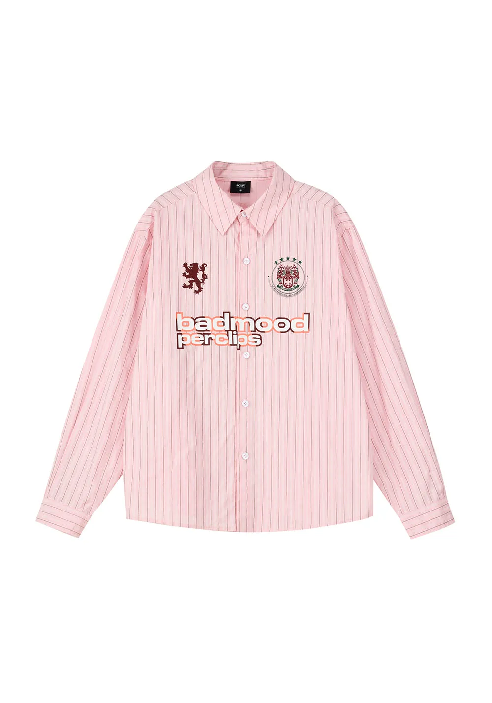 PCLP Soccer Print Striped Shirt