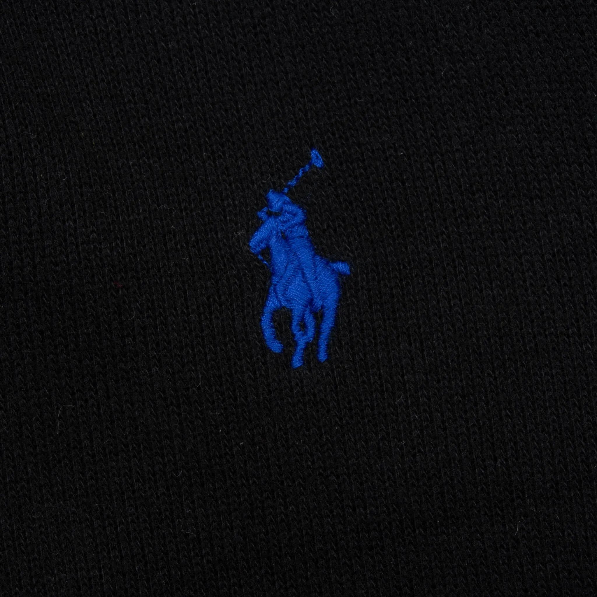 POLO RALPH LAUREN BLACK QUARTER 1/4 ZIP SWEATER SIZE XL