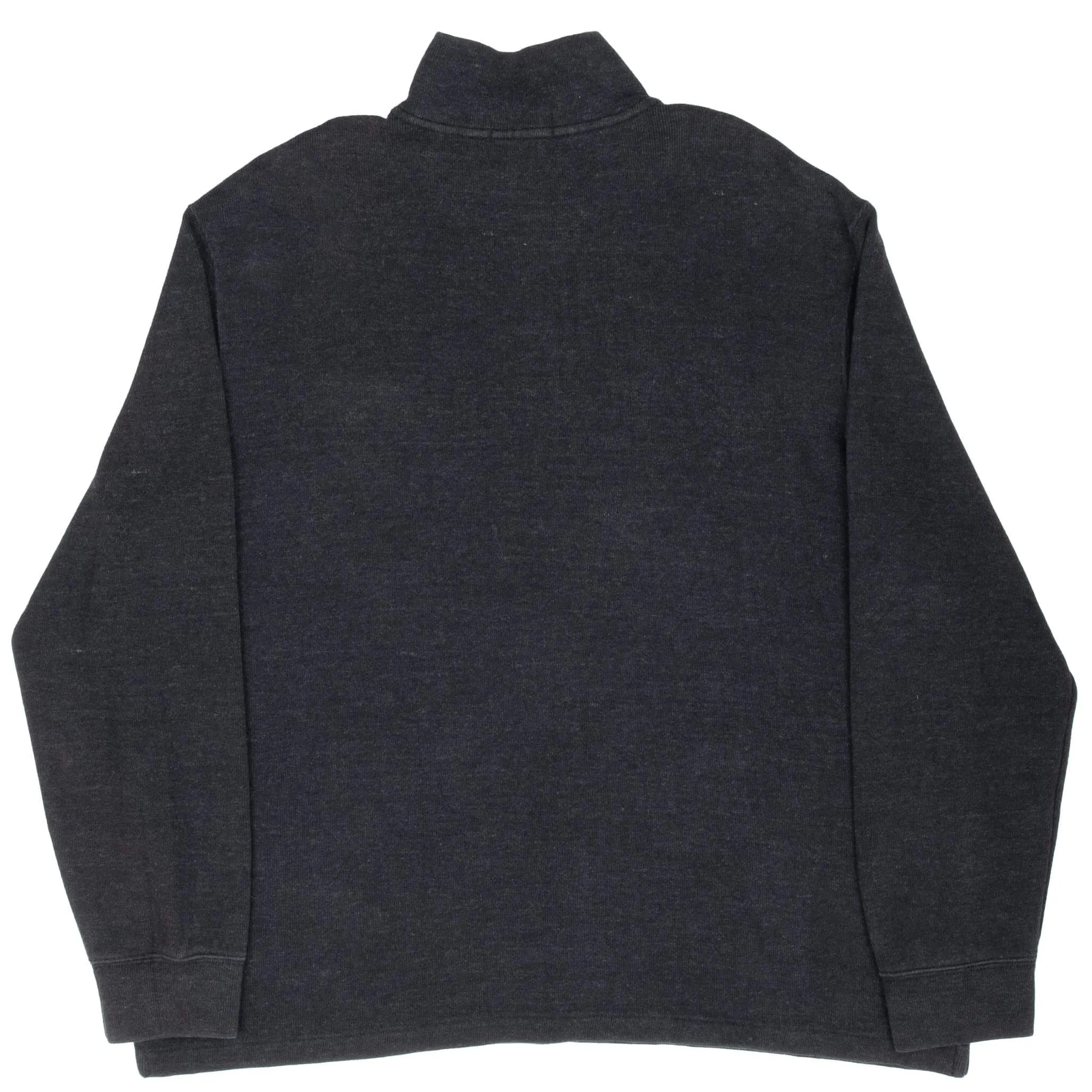 POLO RALPH LAUREN DARK GREY QUARTER 1/4 ZIP SWEATER SIZE XL