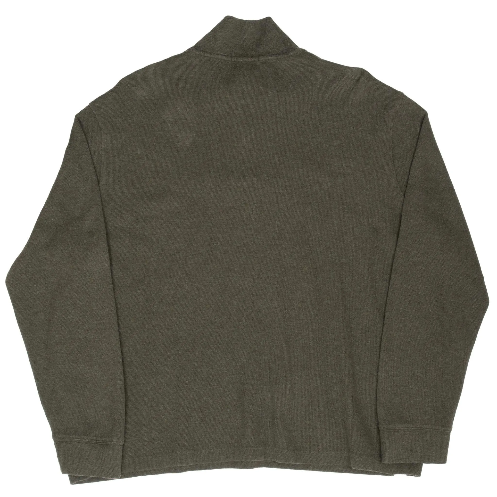 POLO RALPH LAUREN GREEN QUARTER 1/4 ZIP SWEATER 2XL