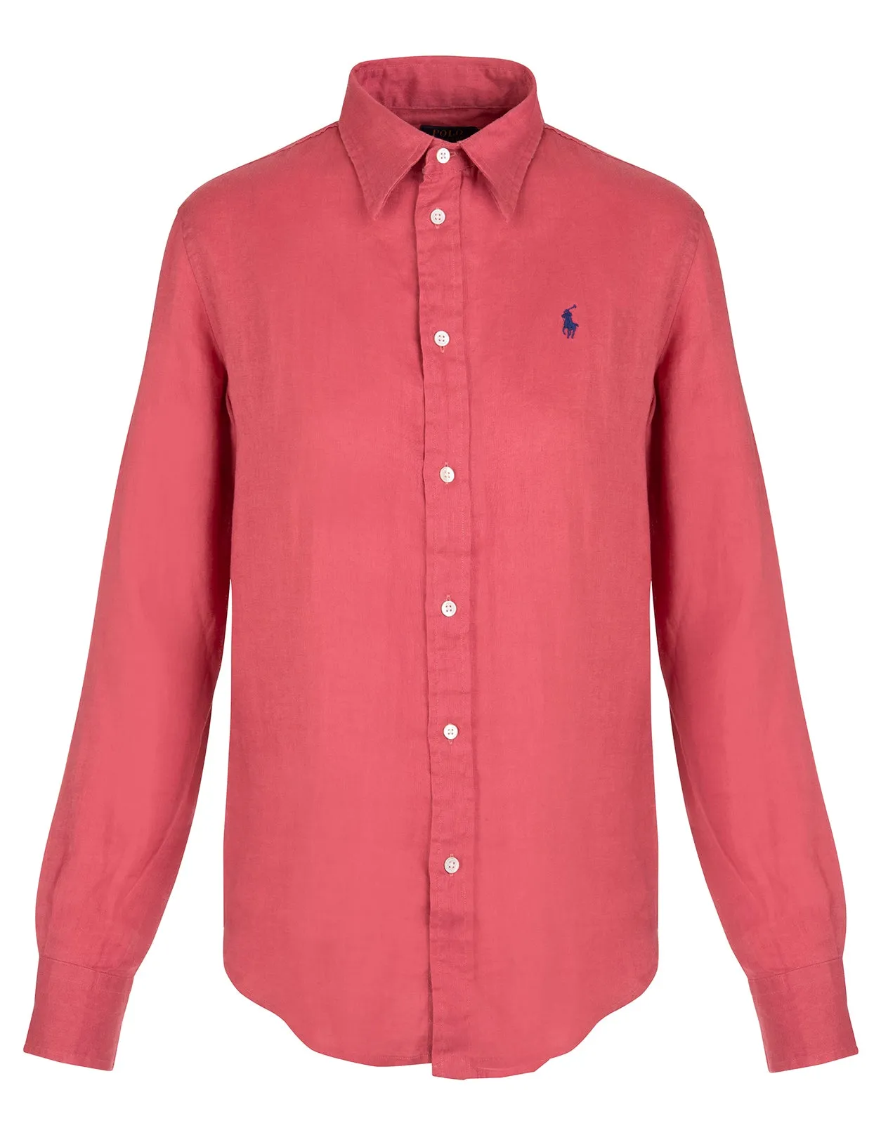 Polo Ralph Lauren Logo Embroidered Long-Sleeved Shirt