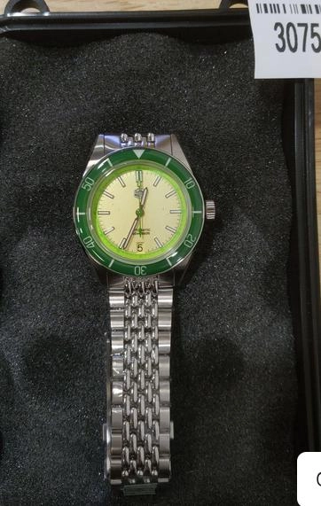 ★Pre-owned★San Martin Vintage Style NH34 GMT Men Watch SN0116G-B