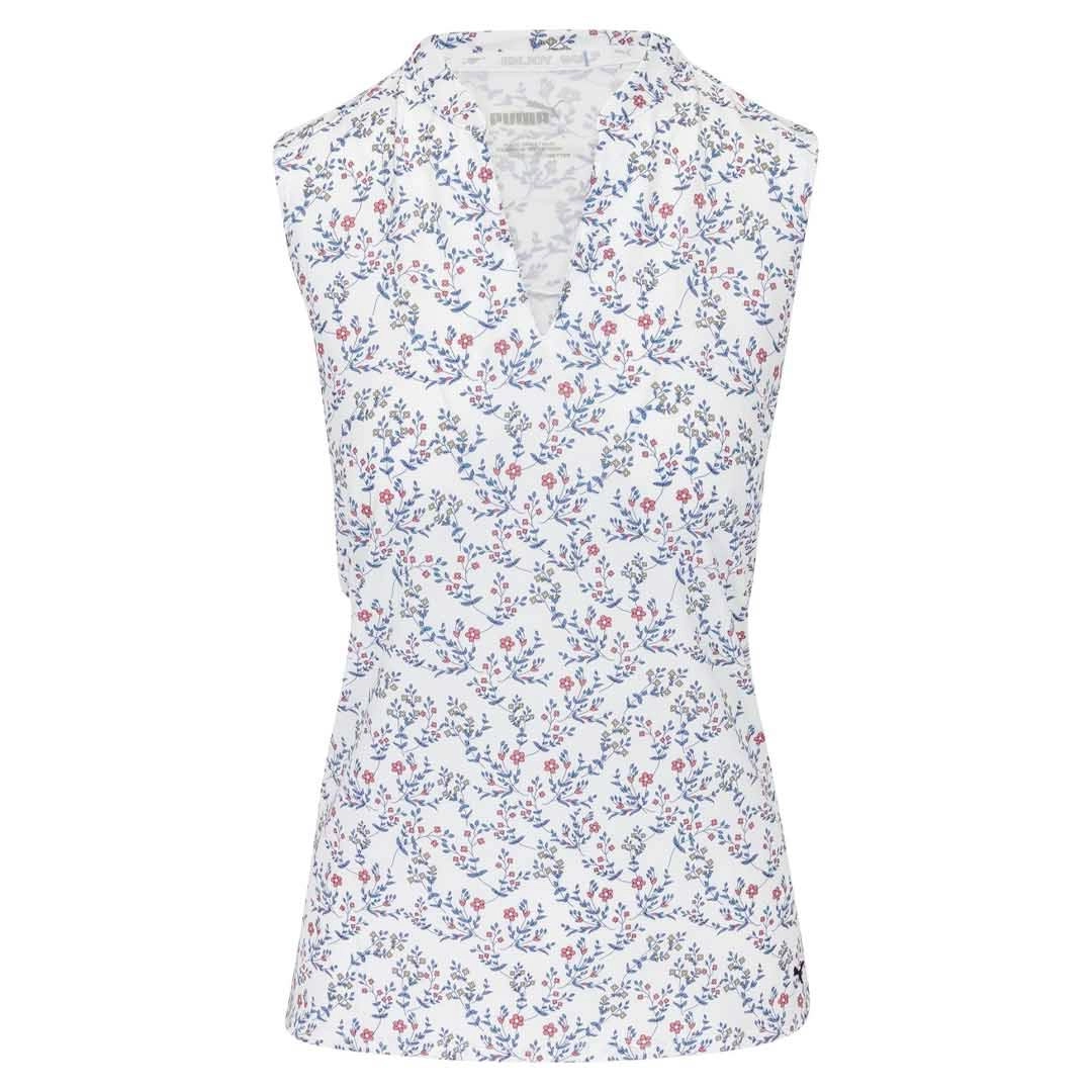 Puma - Women's Mattr Micro Floral Sleeveless Polo (539002 01)