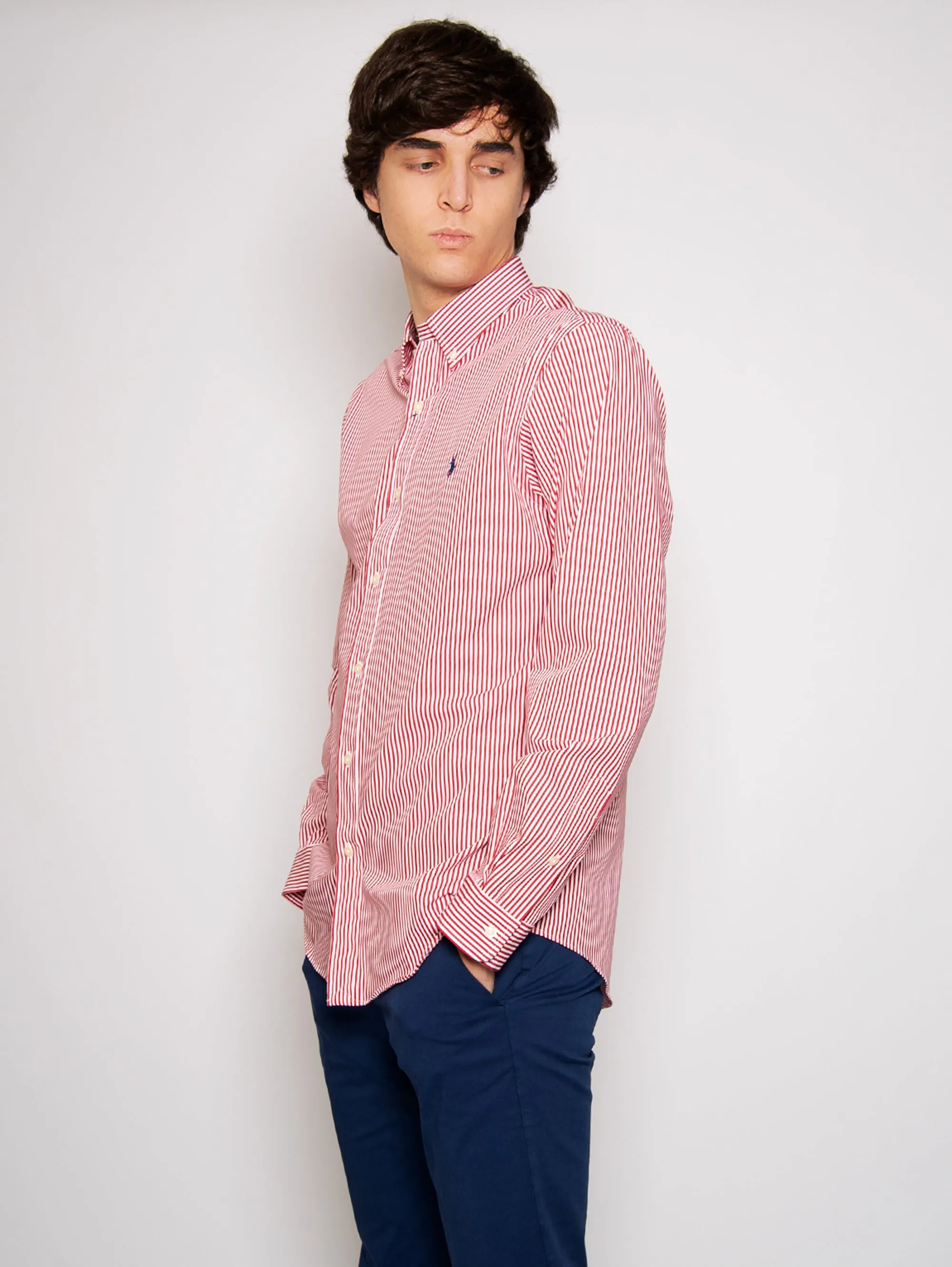 Red / White Striped Shirt