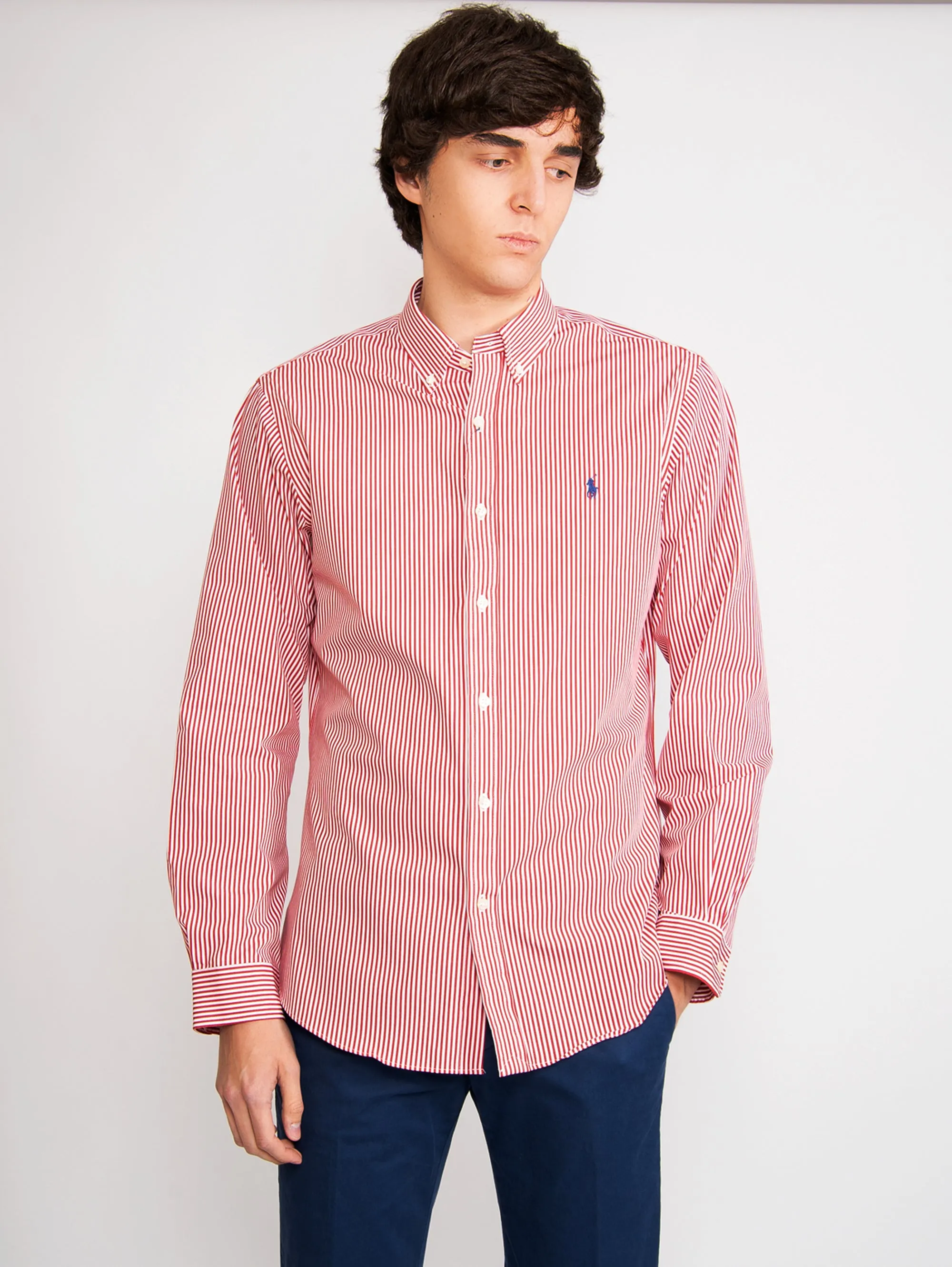 Red / White Striped Shirt
