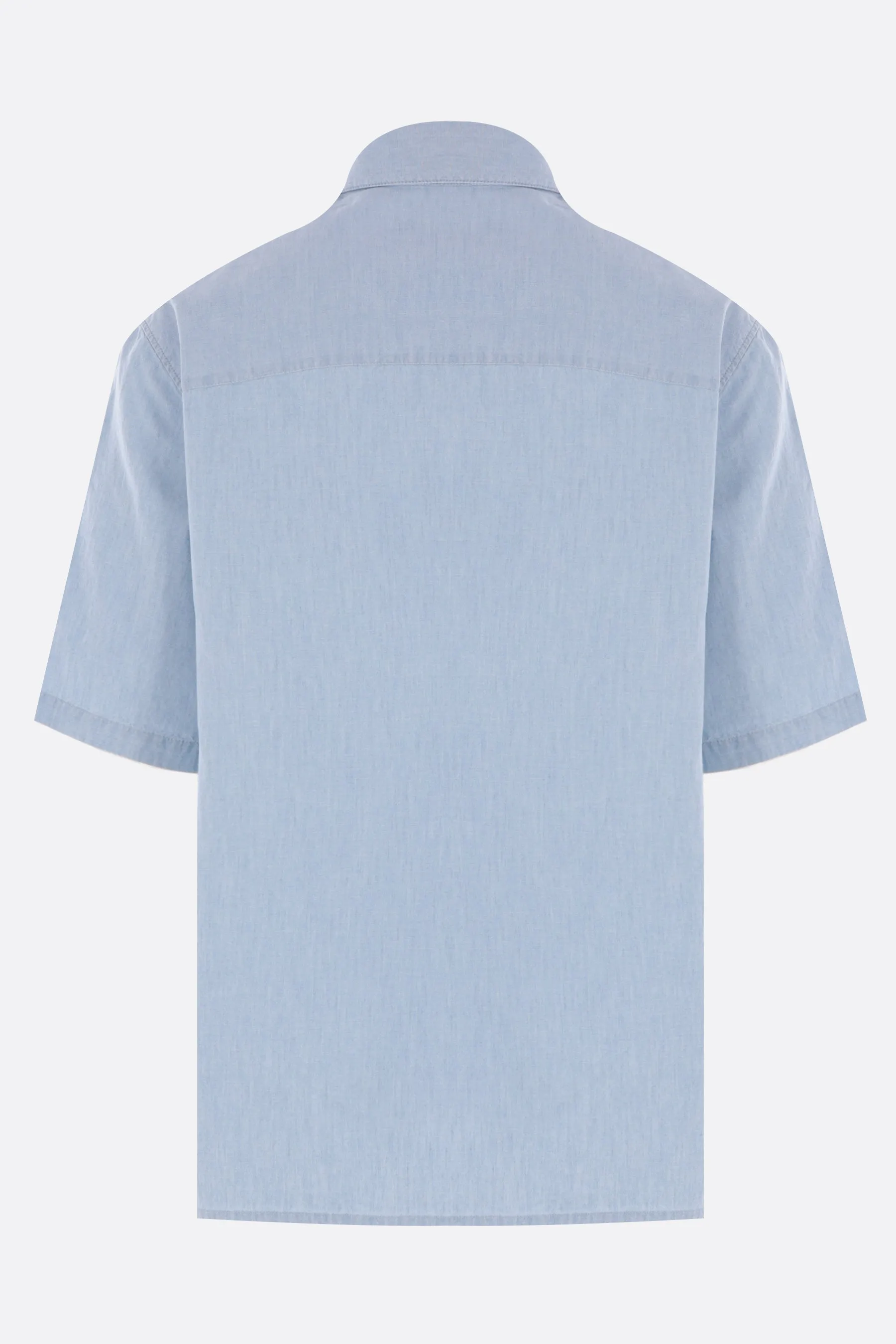 short-sleeve shirt in Chambray