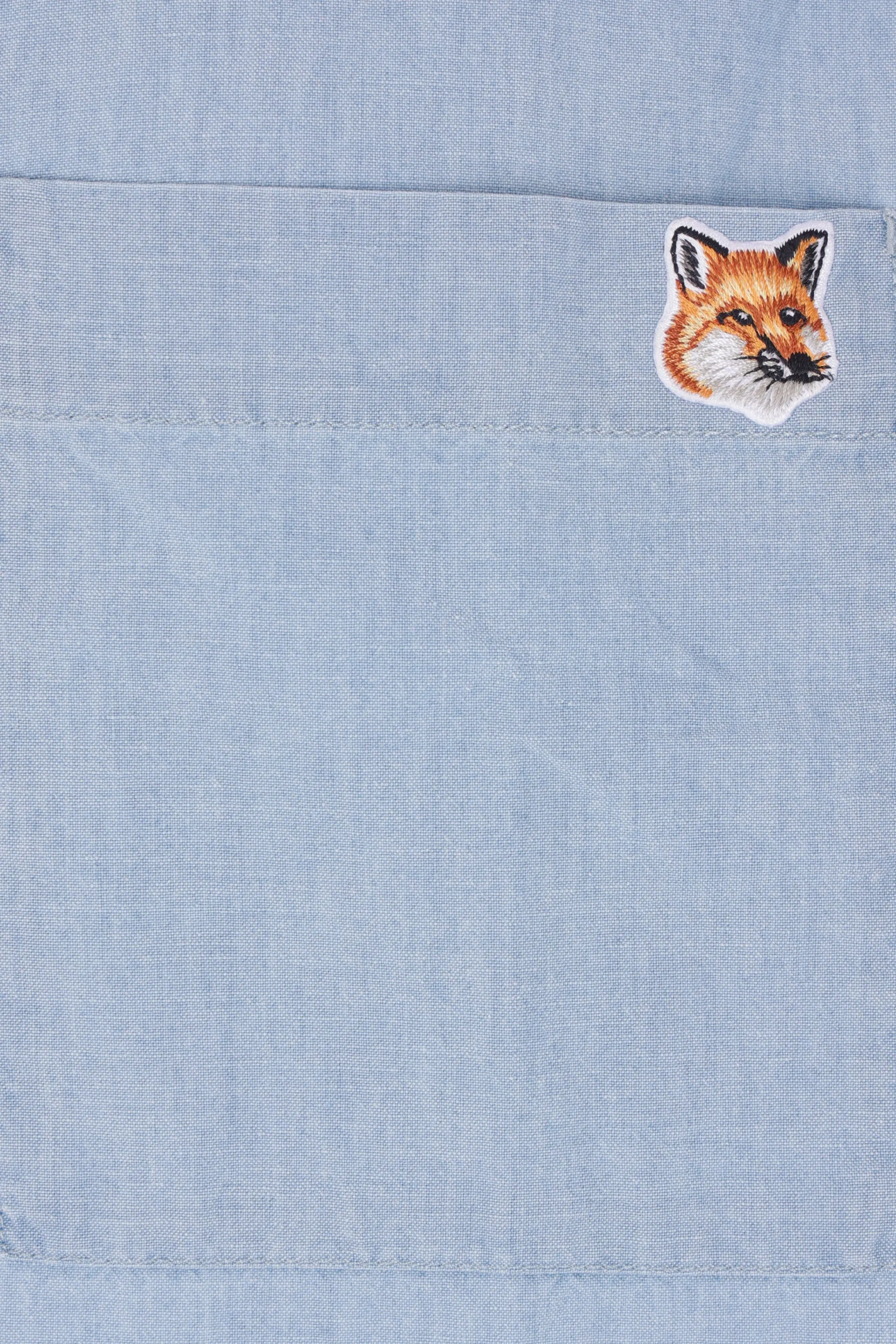 short-sleeve shirt in Chambray