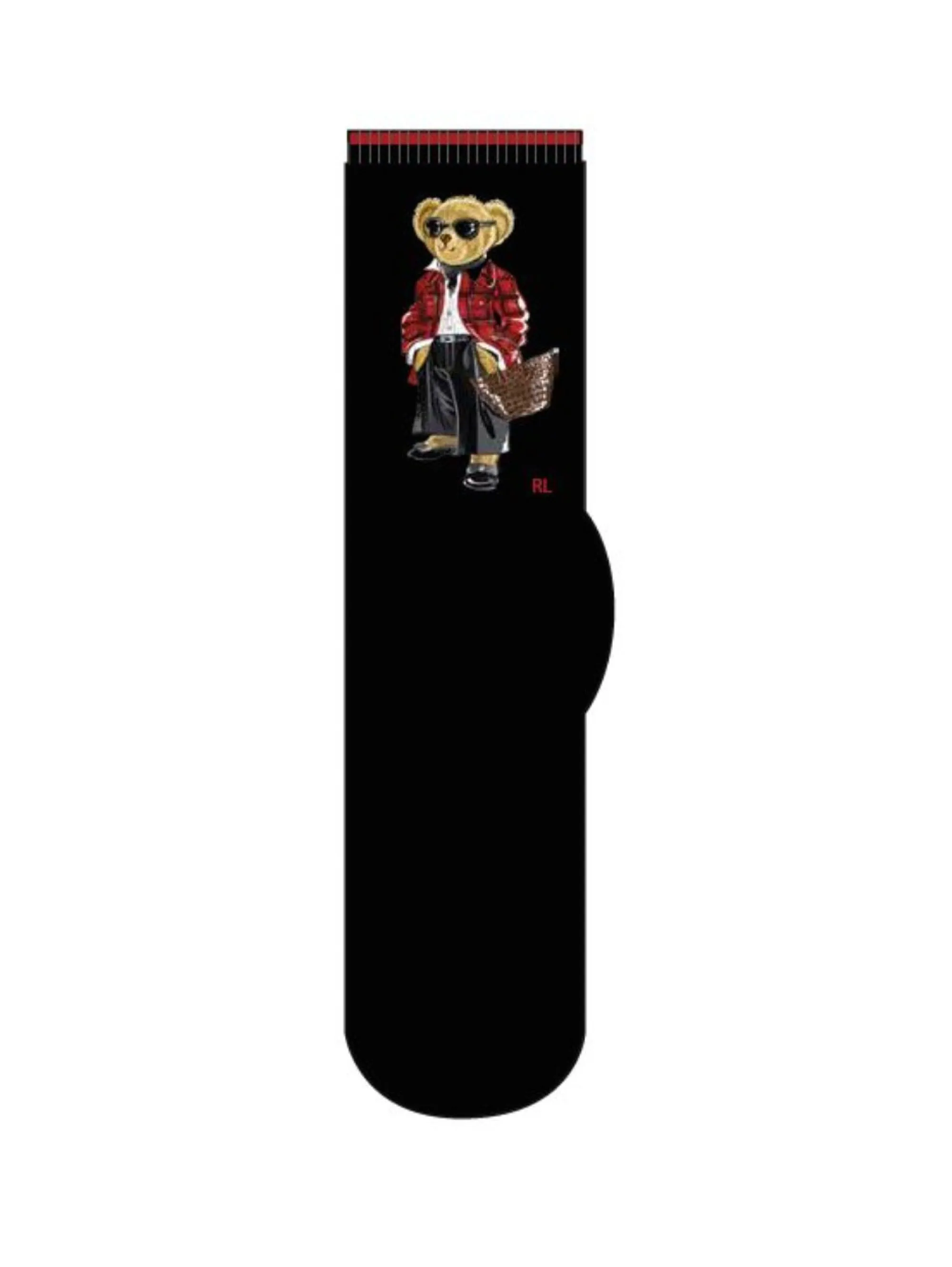Socks with Polo Bear Black