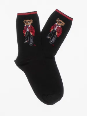 Socks with Polo Bear Black