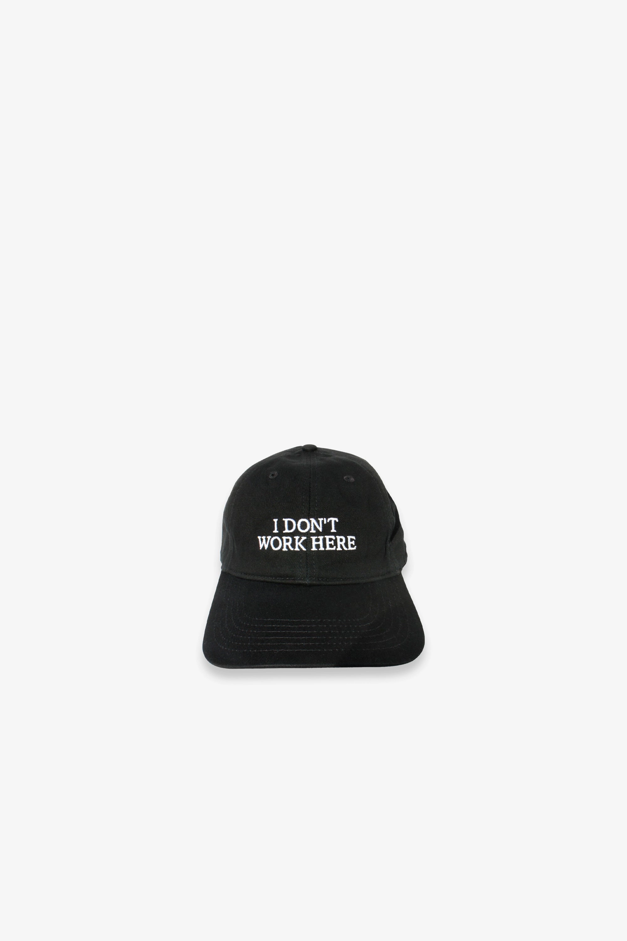 Sorry I Don't Work Here Cap Black