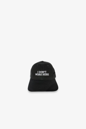 Sorry I Don't Work Here Cap Black