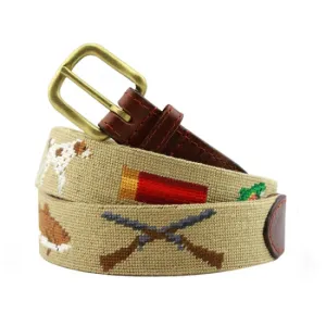 Southern Sportsman Needlepoint Belt - Khaki