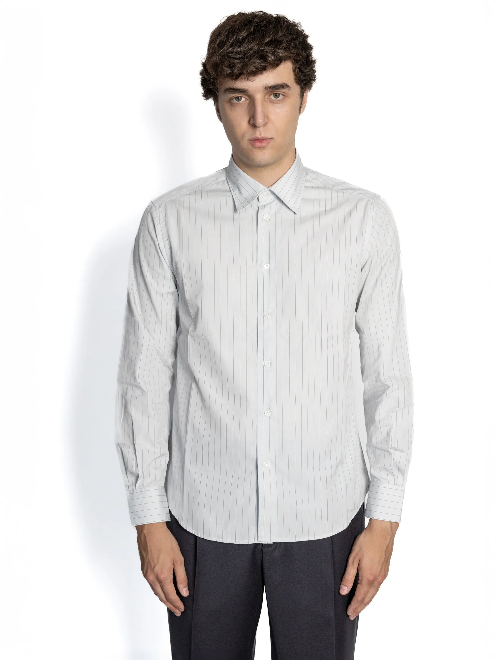 Striped Cotton Pearl Shirt