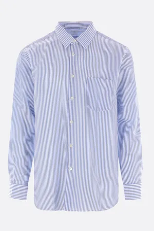 striped cupro shirt