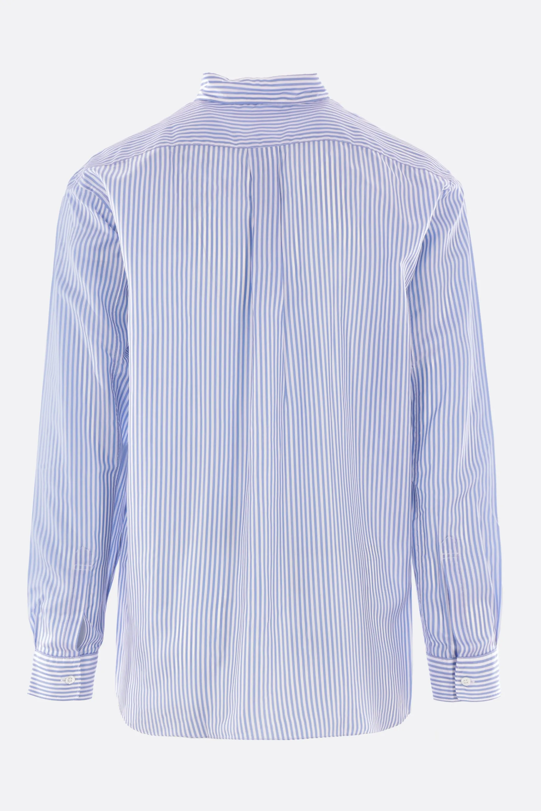 striped cupro shirt