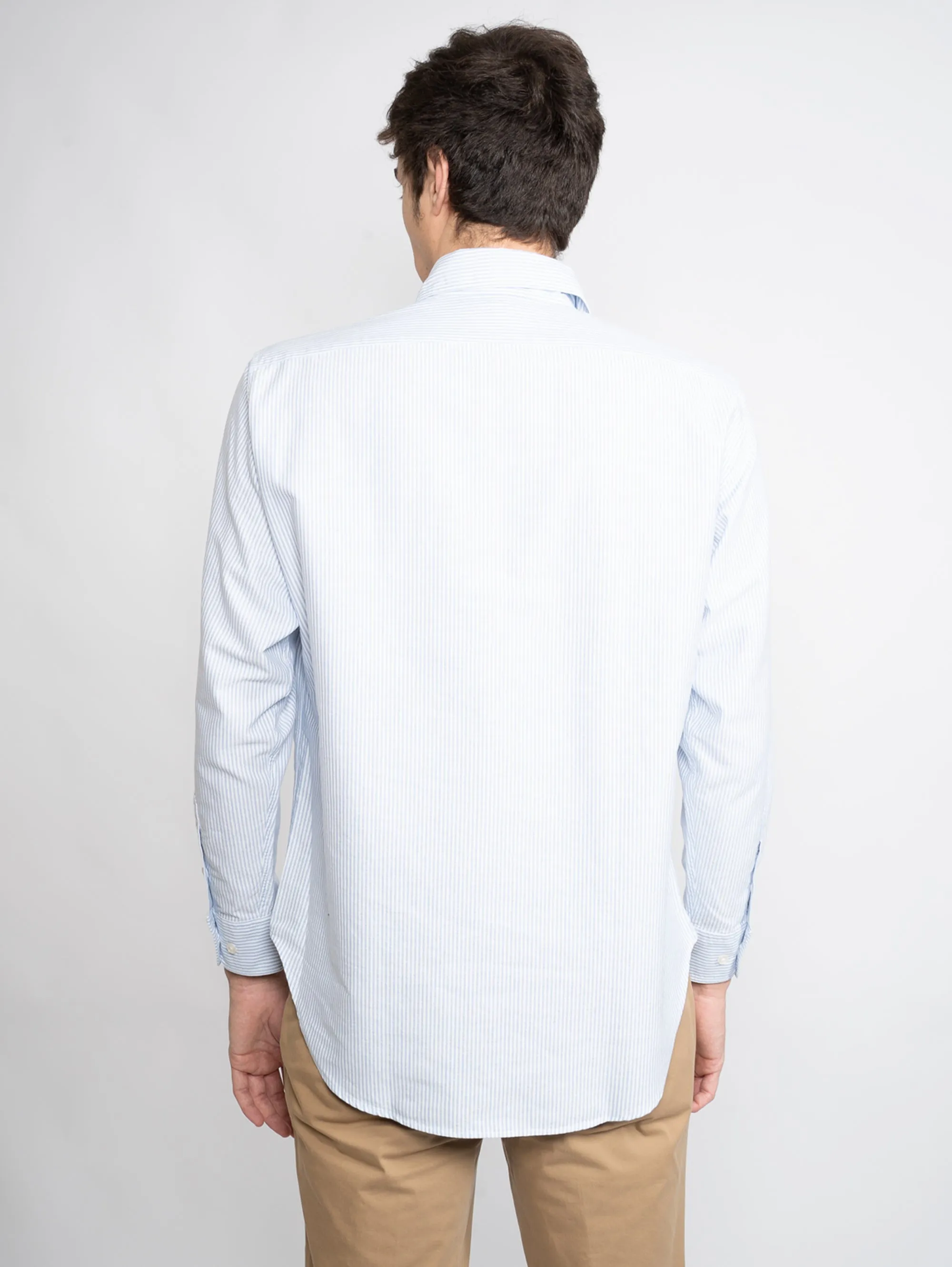 Striped Shirt in White / Blue Oxford