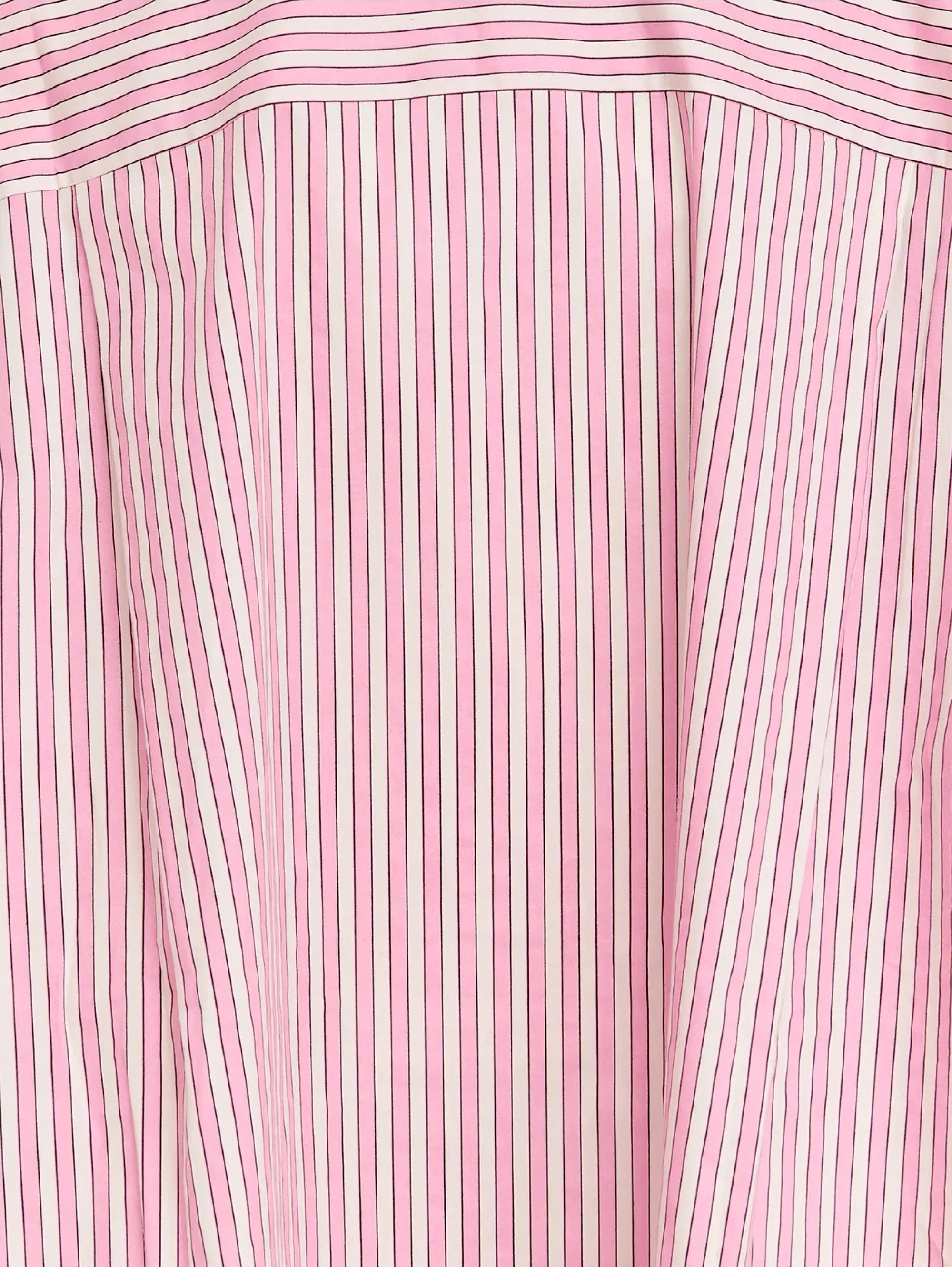 Striped Shirt with Maxi White/Pink Bow