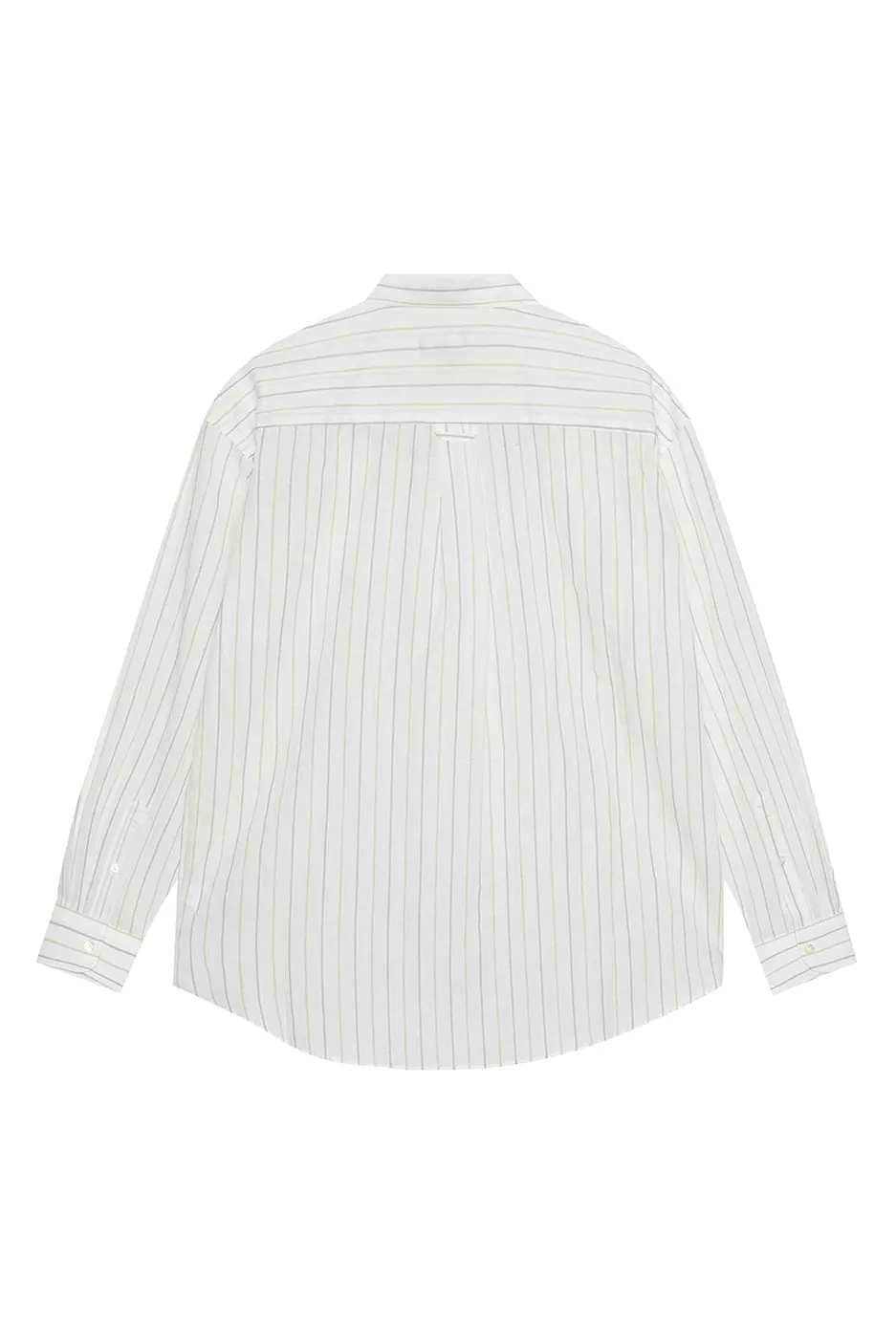 Stussy Classic LS Striped Shirt 'White'