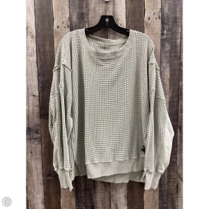 Top Long Sleeve By American Eagle In Green, Size: S