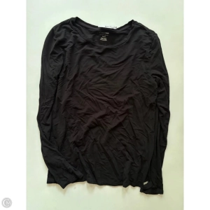 Top Long Sleeve By Calvin Klein Performance In Black, Size: M