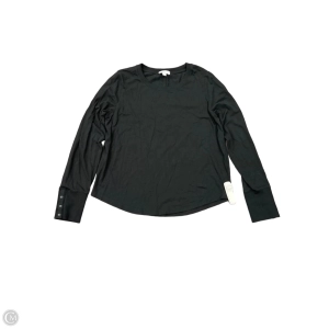 Top Long Sleeve By Evereve In Black, Size: L