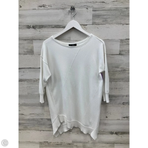Top Long Sleeve By Verve In White, Size: S