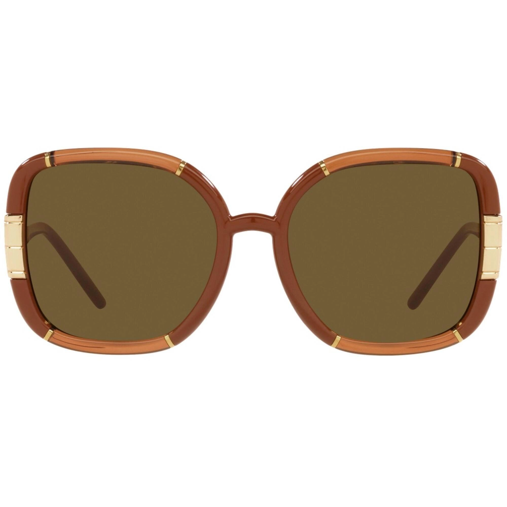Tory Burch Women's Sunglasses - Oversized Frame Solid Brown Lens | 9071U 18983B57