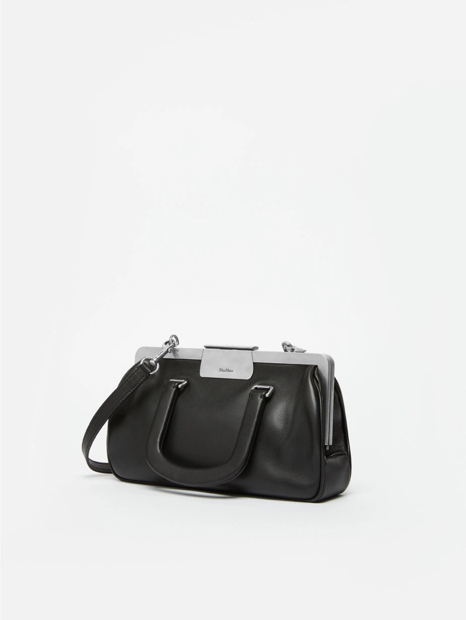 Vintage Effect Black Handbag
