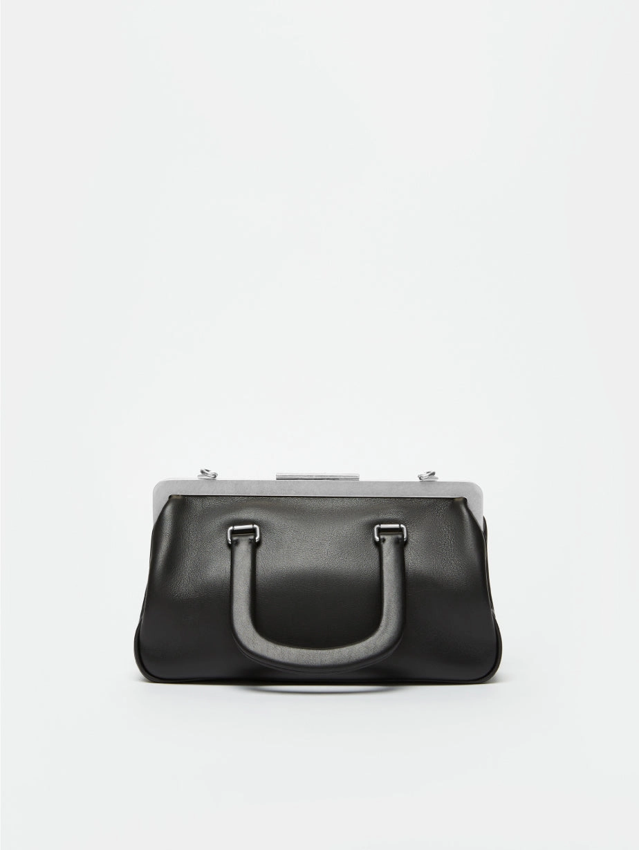 Vintage Effect Black Handbag